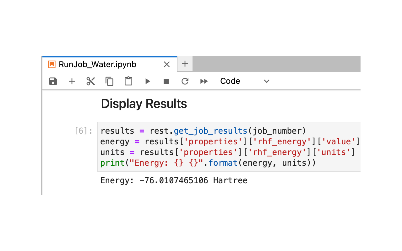 Jupyter Results