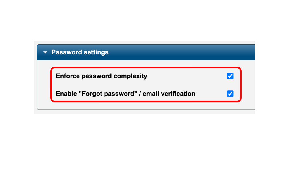Password Support